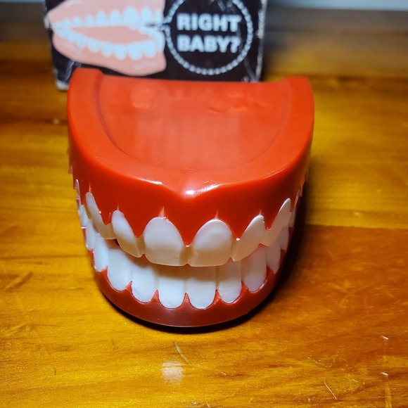 Fishlove & Co Wind-Up Talking Teeth w/Original Box (No Key) US Vintage‎ 1970 - Picture 5 of 13